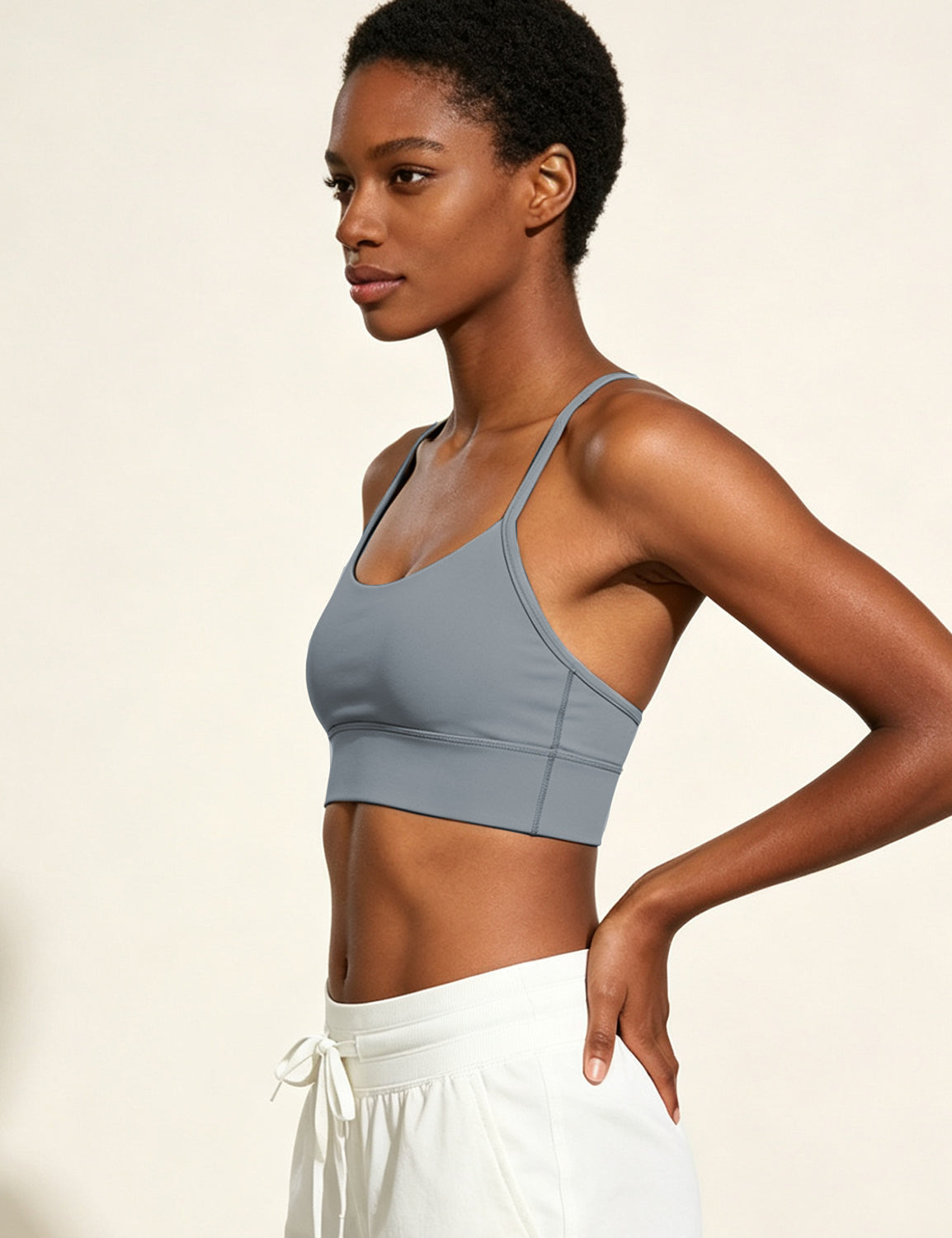 Orin Women’s Y Back Sports Bra with Removable Pads Light Medium Support Yoga Workout Bra