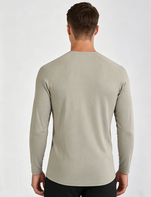 Orin Men's Quick-Dry Breathable Ice Silk Long Sleeve Running Top