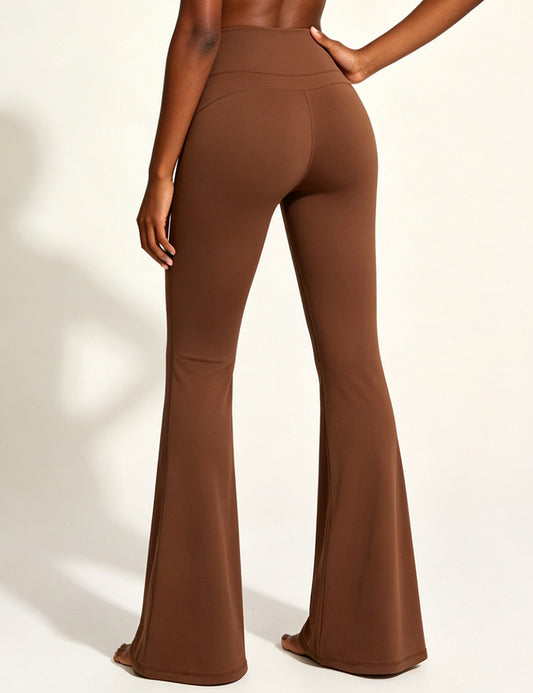 Orin Flare Leggings for Women Yoga Pants with Pockets High Waisted Crossover Flare Leggings Bootcut Casual Yoga Pants