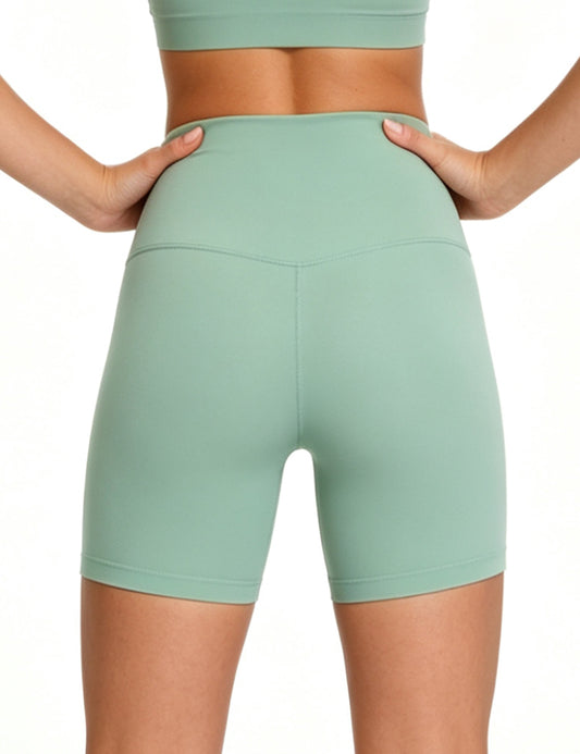 Orin Women High Waisted Biker Shorts with Hidden Pocket