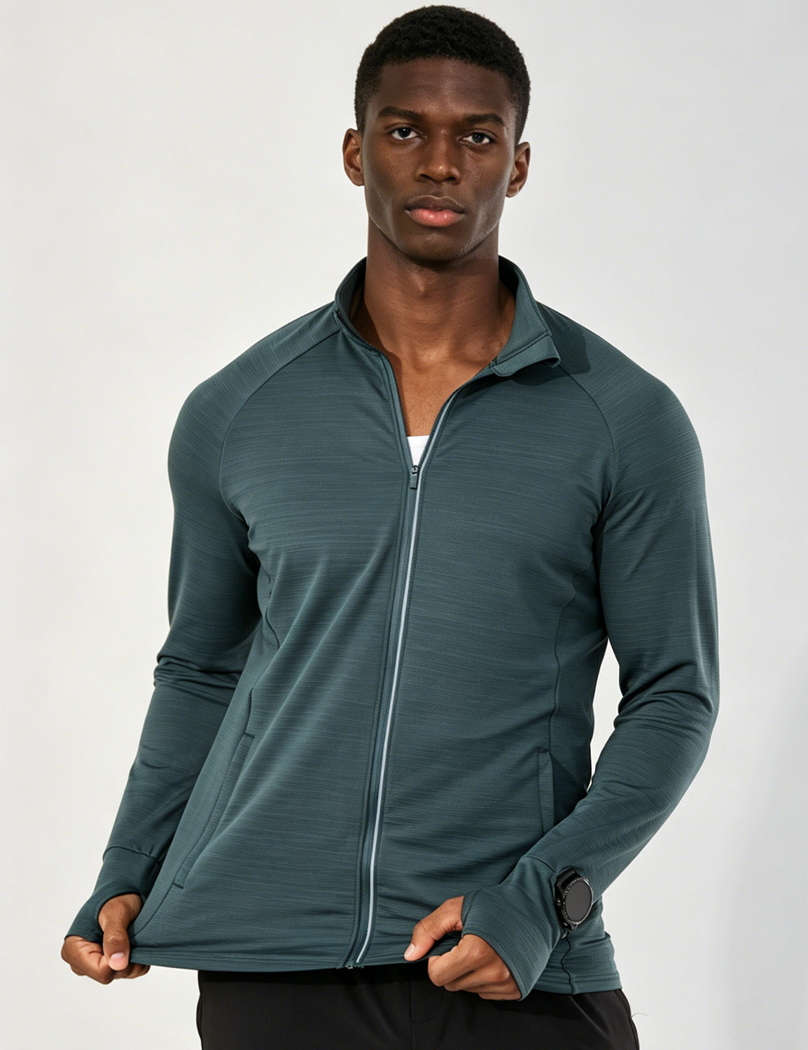 Orin Men's Zip-Up Stand Collar Sports Long Sleeve Jacket