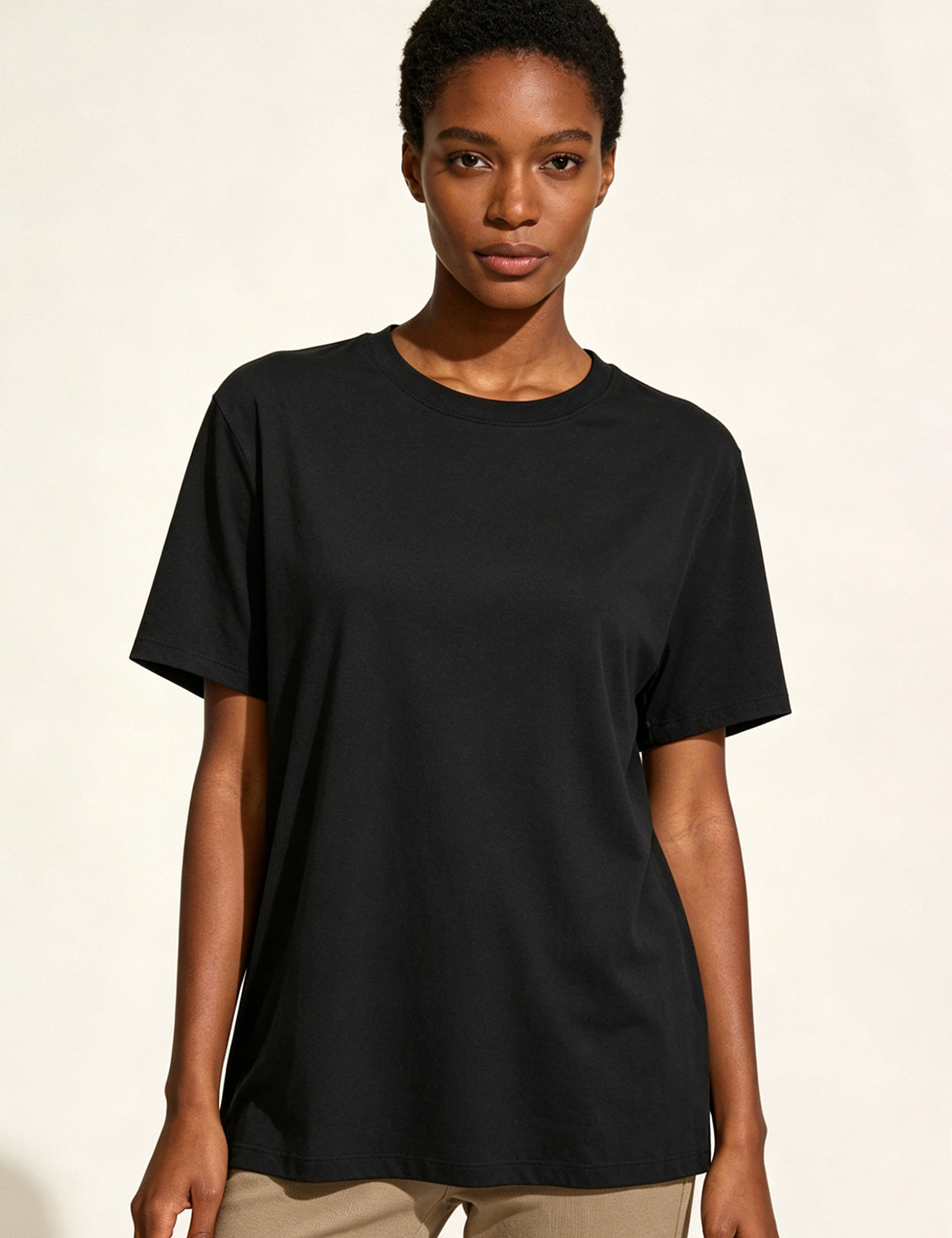Orin Women's Crew Neck Loose Casual Sports Short Sleeve