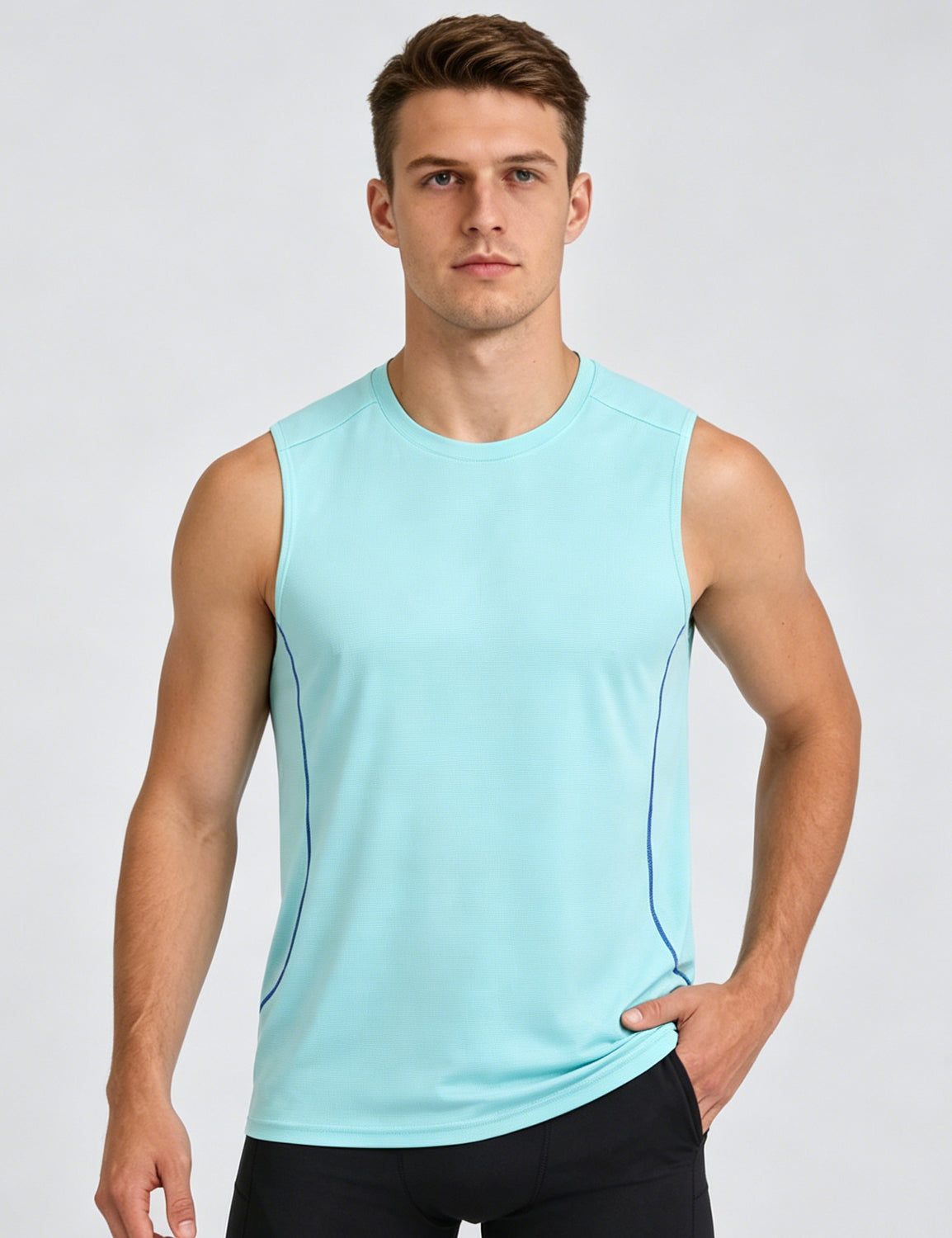 Orin Men's Wide Shoulder Breathable Sports Tank Top