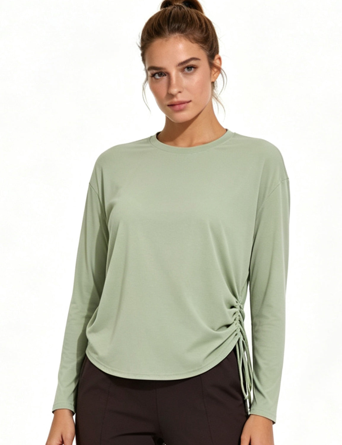 Orin Women's Loose Quick-Dry Breathable Long Sleeve Top for Training & Running
