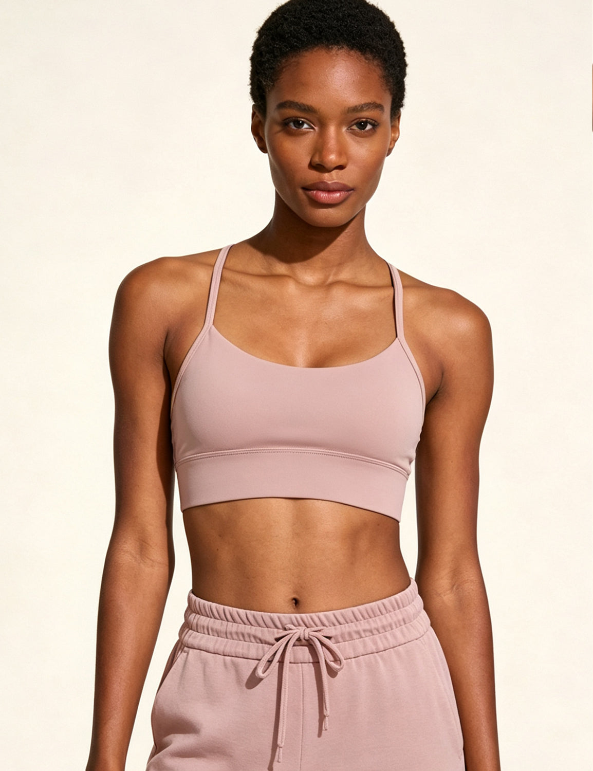 Orin Women’s Y Back Sports Bra with Removable Pads Light Medium Support Yoga Workout Bra