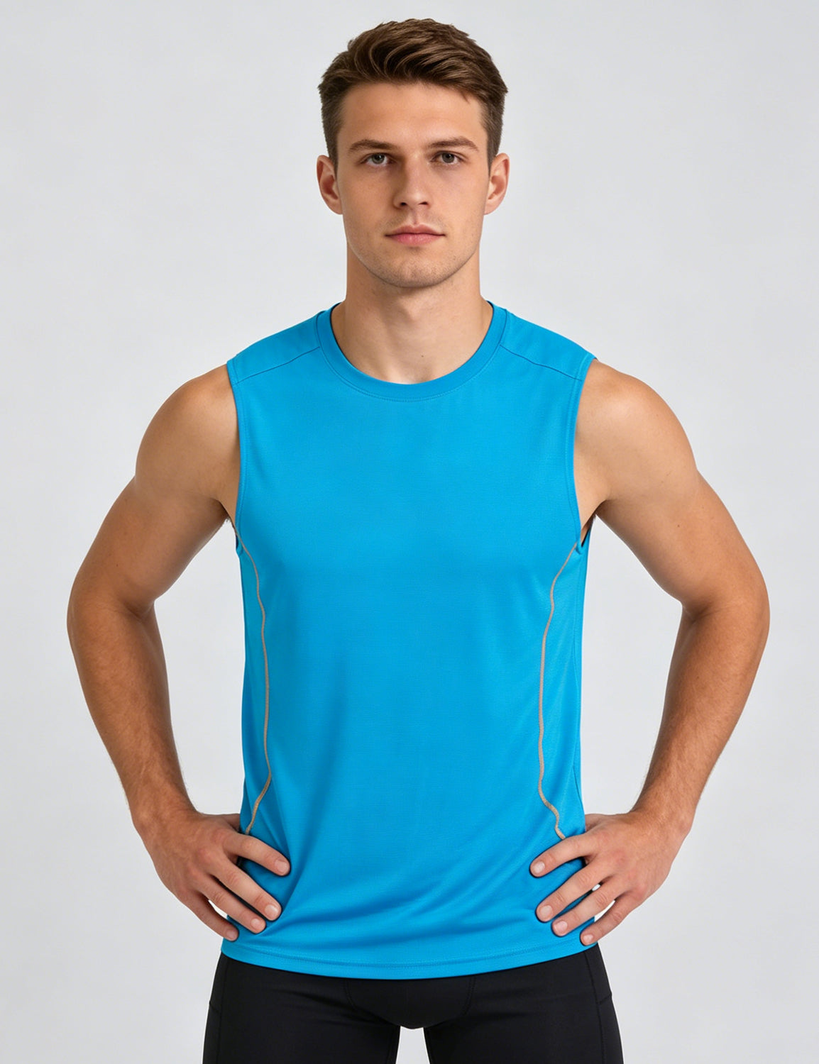 Orin Men's Wide Shoulder Breathable Sports Tank Top