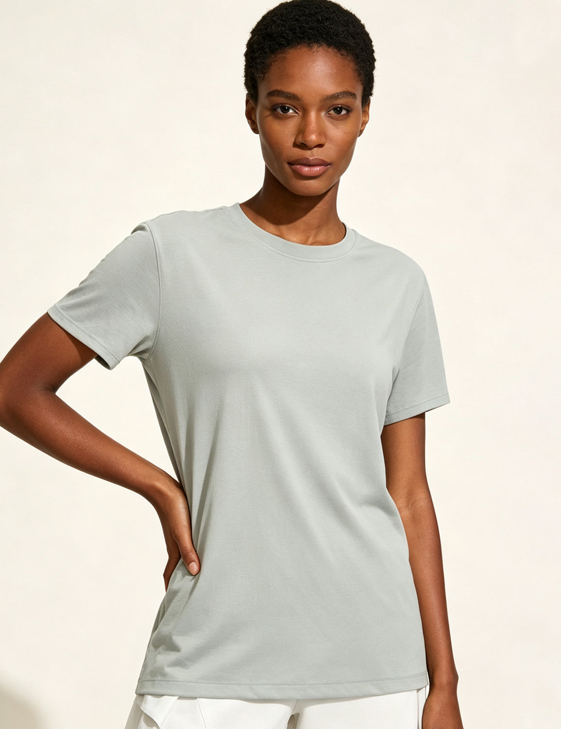 Orin Women's Crew Neck Loose Casual Sports Short Sleeve
