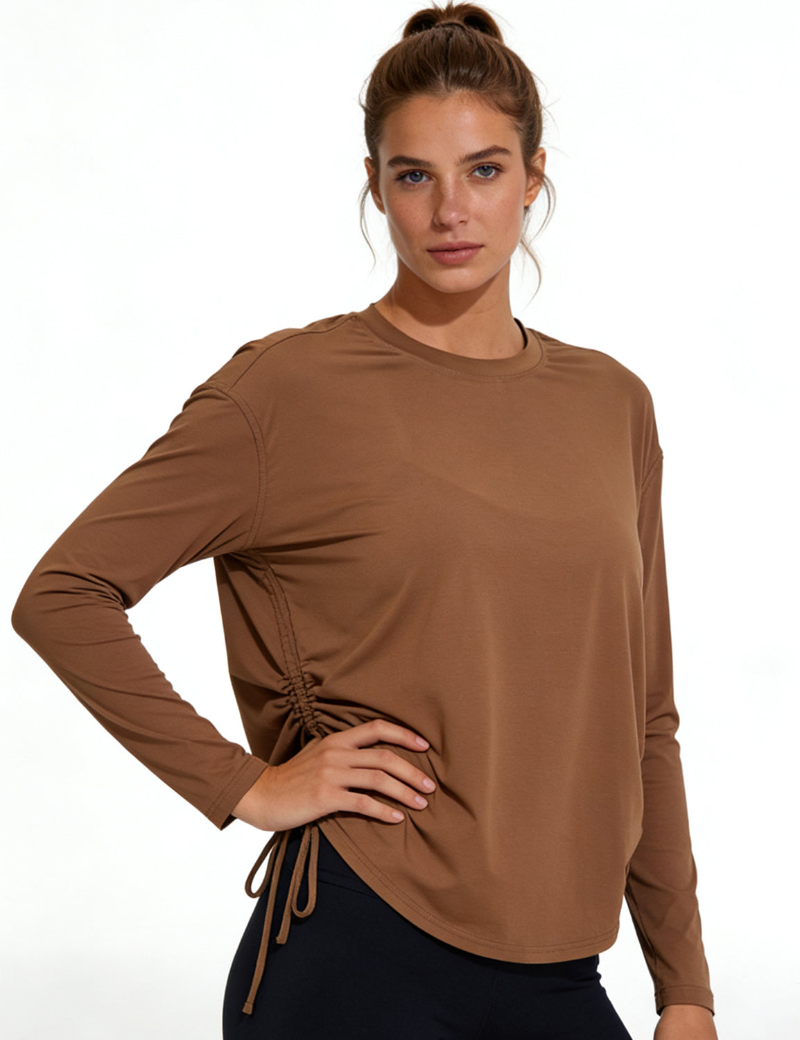 Orin Women's Loose Quick-Dry Breathable Long Sleeve Top for Training & Running