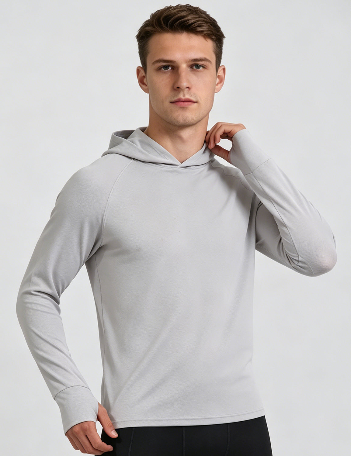 Orin Men's Outdoor Running Hooded Long Sleeve Top