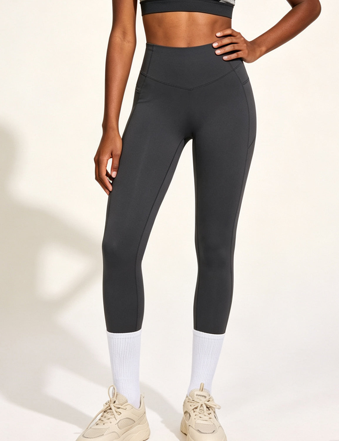 Orin High Waist Yoga Pants with Pockets, Tummy Control Workout Running Yoga Leggings for Women