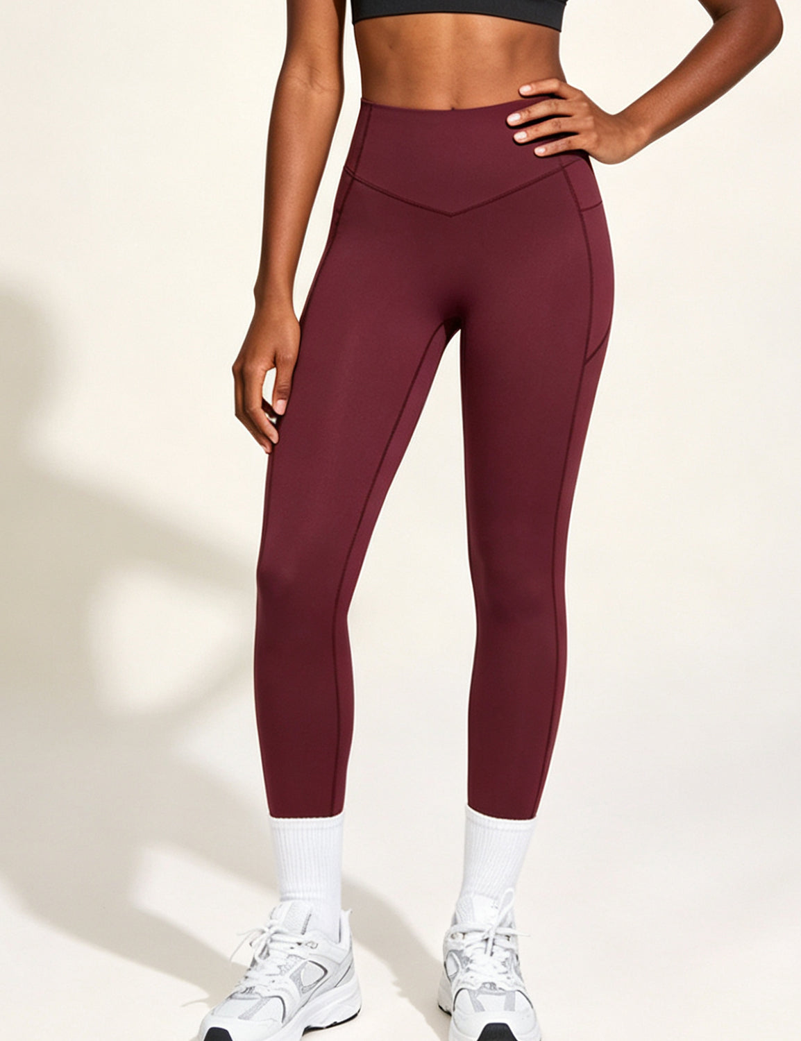 Orin High Waist Yoga Pants with Pockets, Tummy Control Workout Running Yoga Leggings for Women