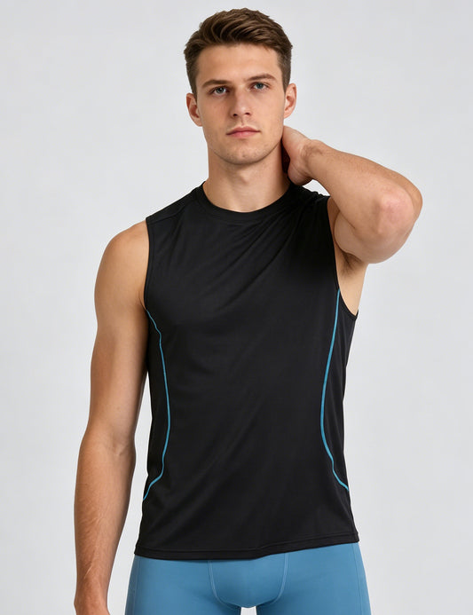 Orin Men's Wide Shoulder Breathable Sports Tank Top