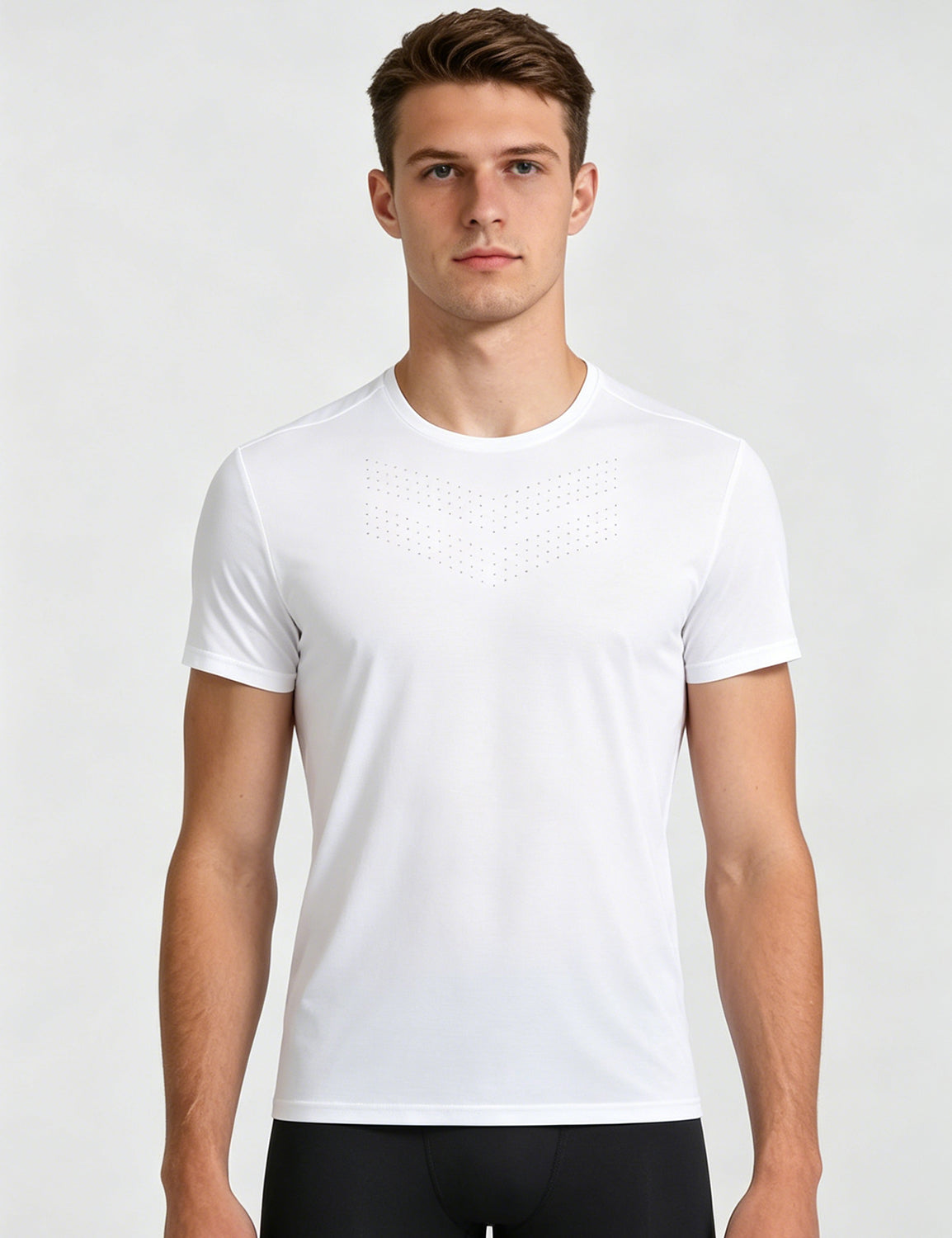 Orin Men's Perforated Breathable Sports Short Sleeve T-Shirt