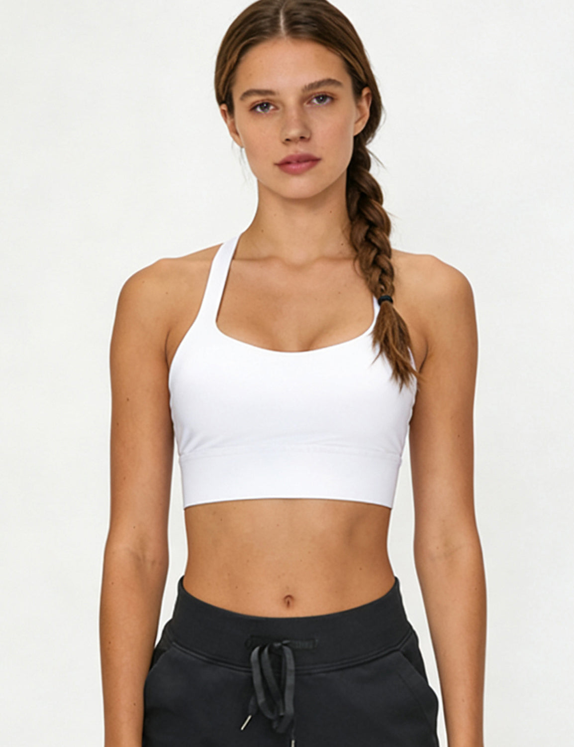 Orin Women’s Criss Cross Back Sports Bra with Removable Pads Medium Support Workout Yoga Bra