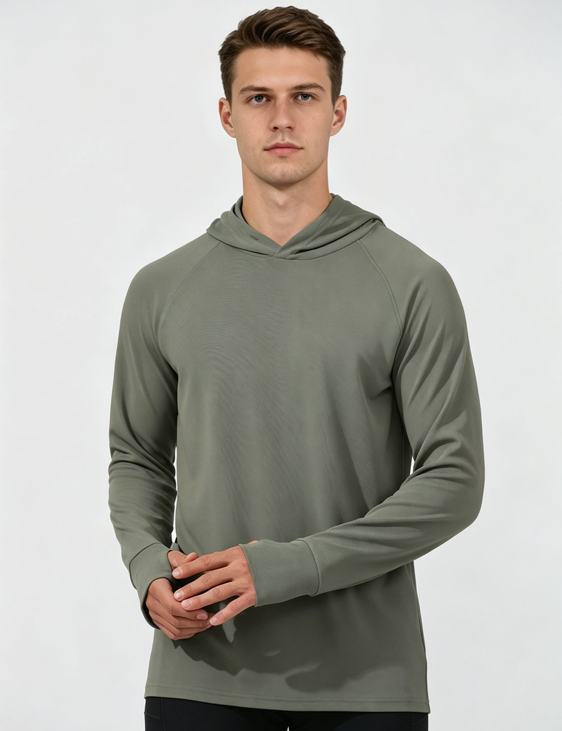 Orin Men's Outdoor Running Hooded Long Sleeve Top