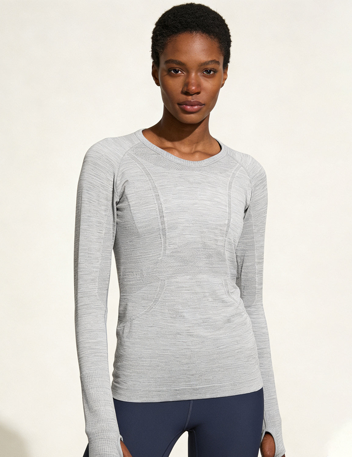 Orin Women's Seamless Long Sleeve Top for Running & Yoga, Soft & Breathable