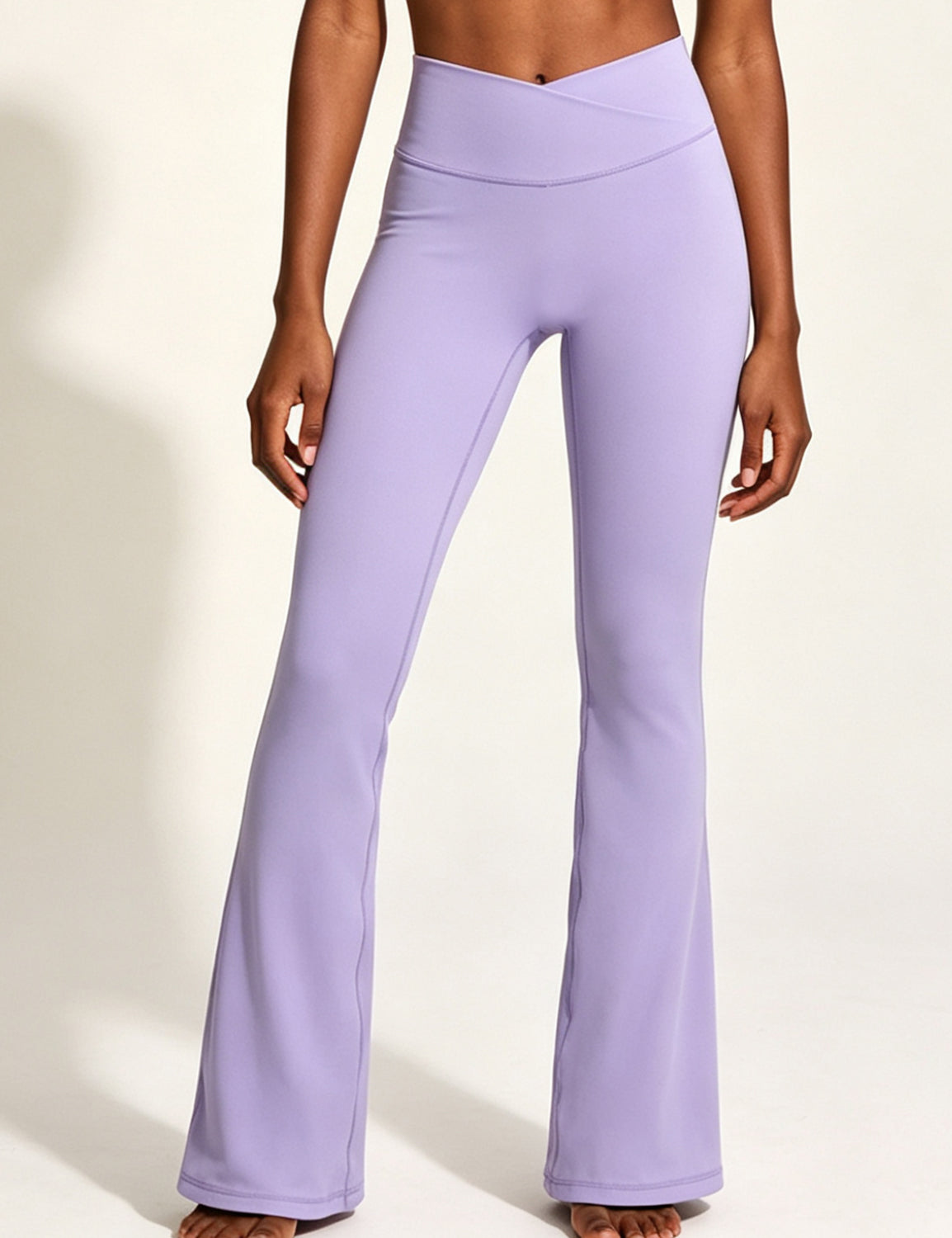 Orin Flare Leggings for Women Yoga Pants with Pockets High Waisted Crossover Flare Leggings Bootcut Casual Yoga Pants