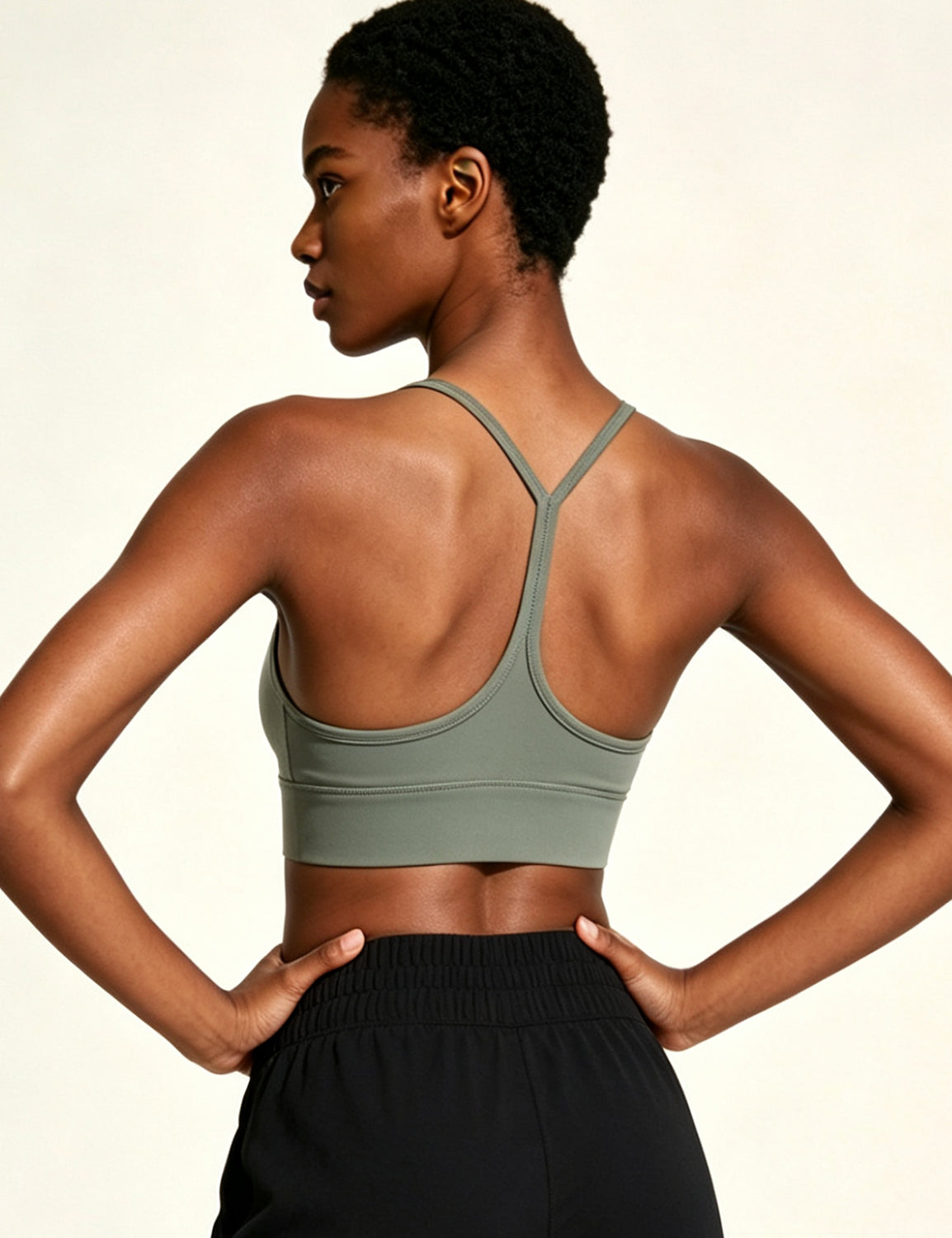 Orin Women’s Y Back Sports Bra with Removable Pads Light Medium Support Yoga Workout Bra