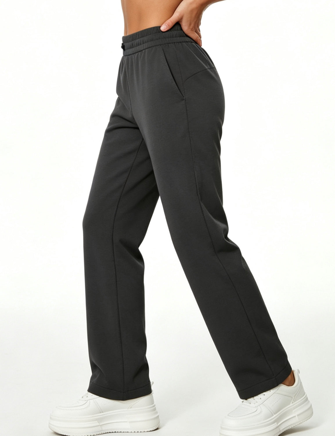 Orin Women’s High Waisted Wide Leg Sweatpants with Pockets Loose Fit Lounge Pants Casual Athletic Yoga Pants