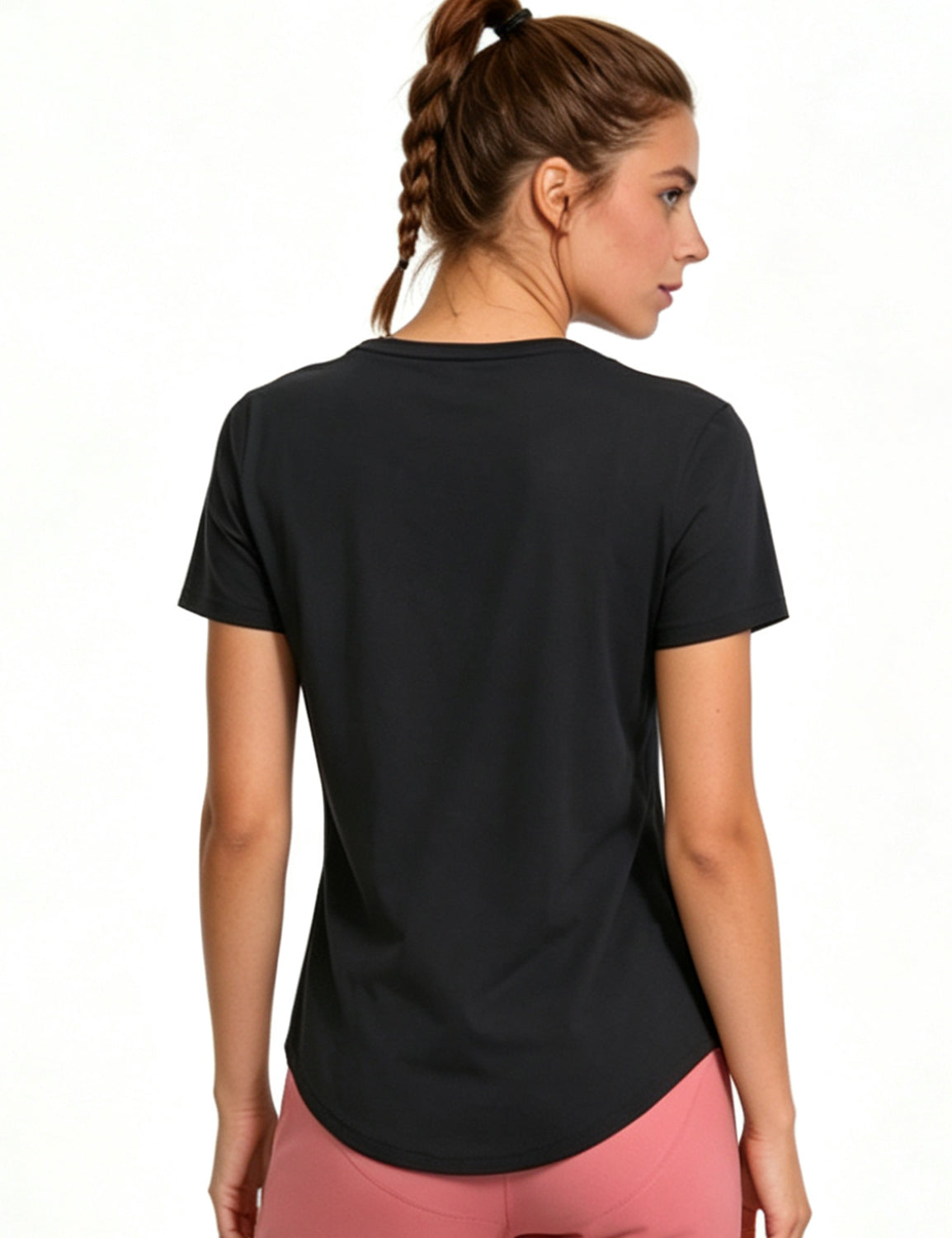 Orin Women's Crew Neck Short Sleeve Shirts for Outdoor Running, Yoga & Fitness