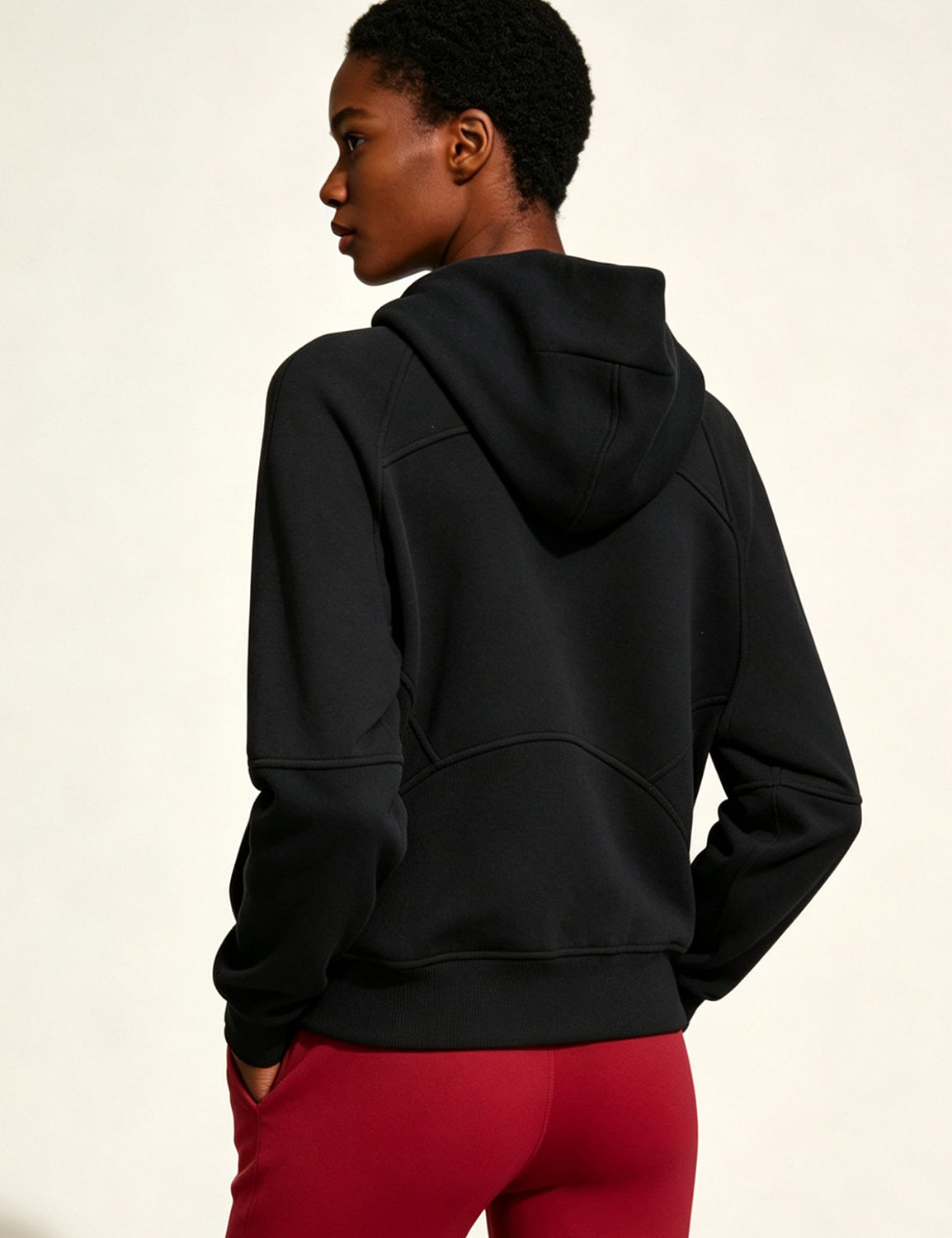 Orin Women Cropped Full Zip Athletic Hoodie
