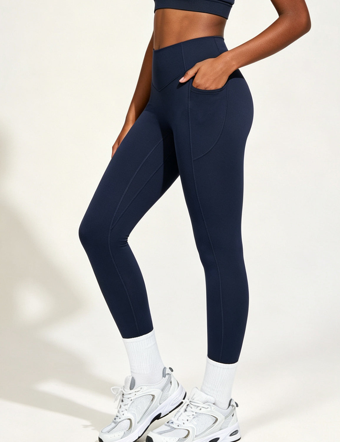 Orin High Waist Yoga Pants with Pockets, Tummy Control Workout Running Yoga Leggings for Women