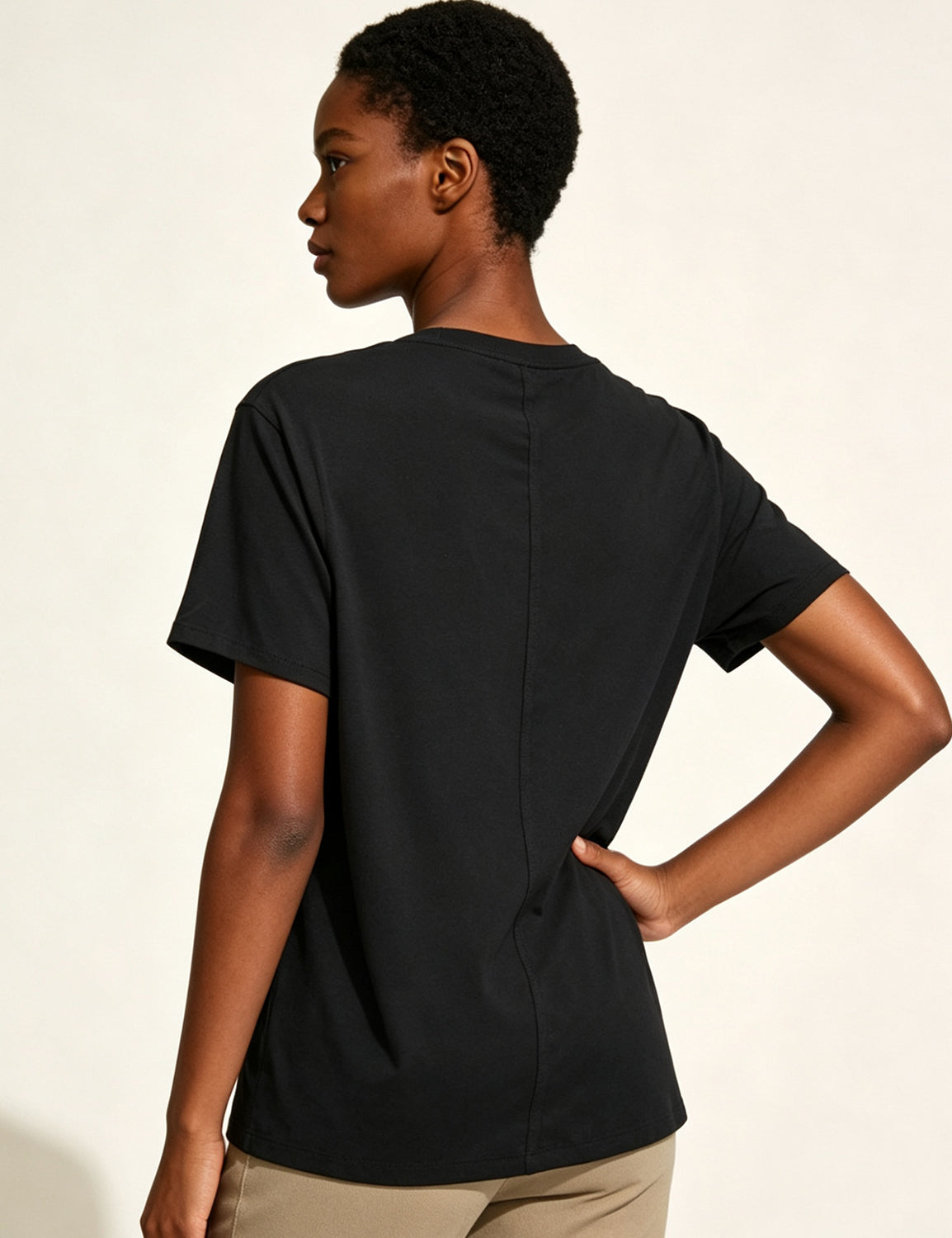 Orin Women's Crew Neck Loose Casual Sports Short Sleeve