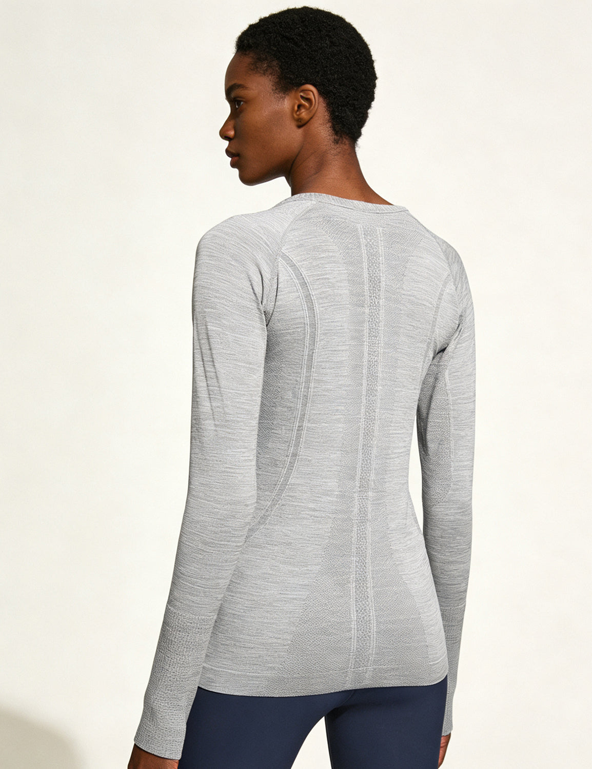 Orin Women's Seamless Long Sleeve Top for Running & Yoga, Soft & Breathable
