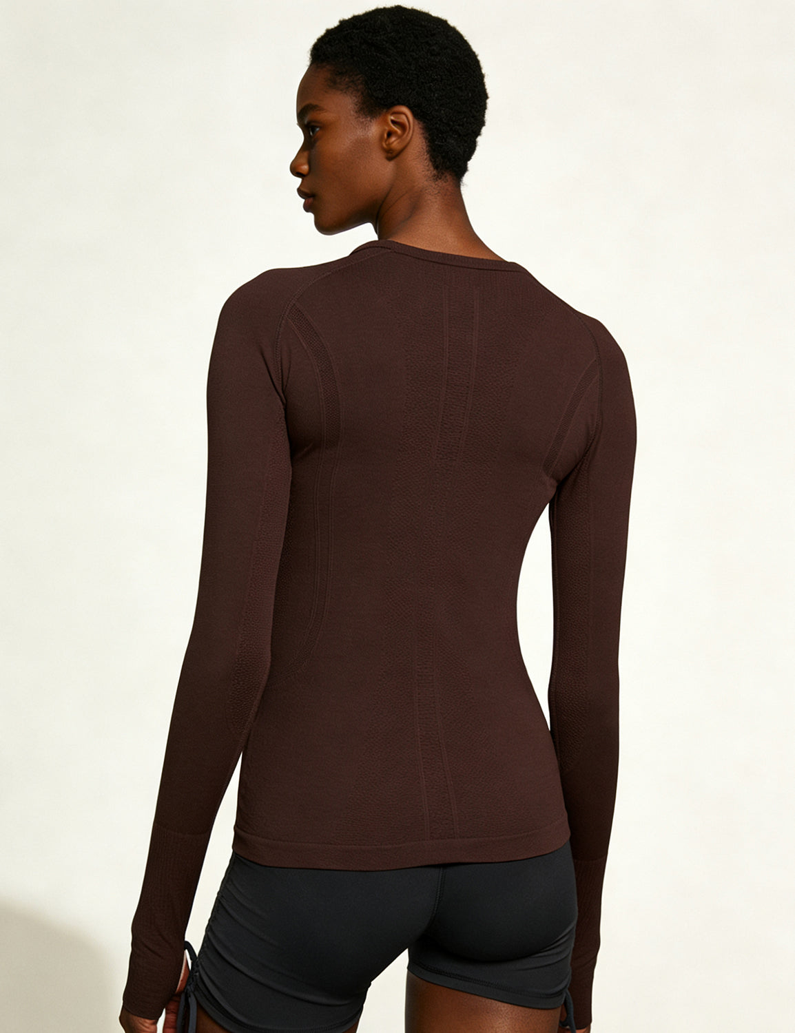 Orin Women's Seamless Long Sleeve Top for Running & Yoga, Soft & Breathable