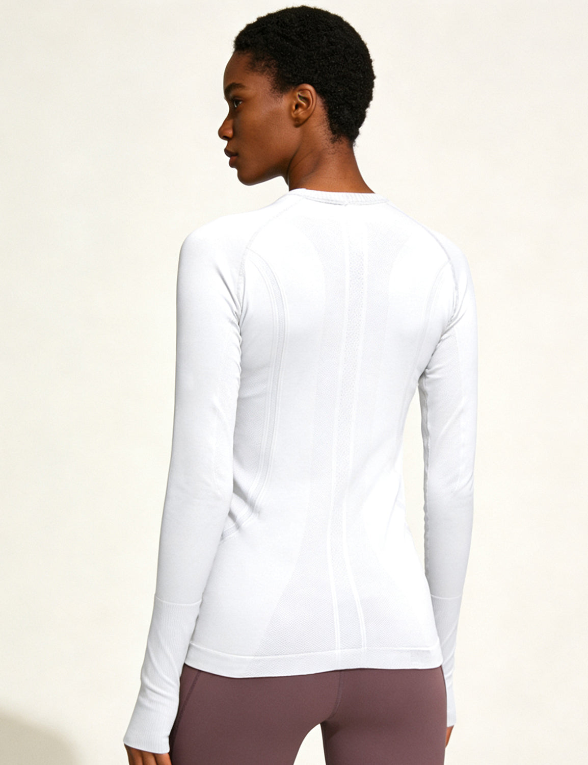 Orin Women's Seamless Long Sleeve Top for Running & Yoga, Soft & Breathable