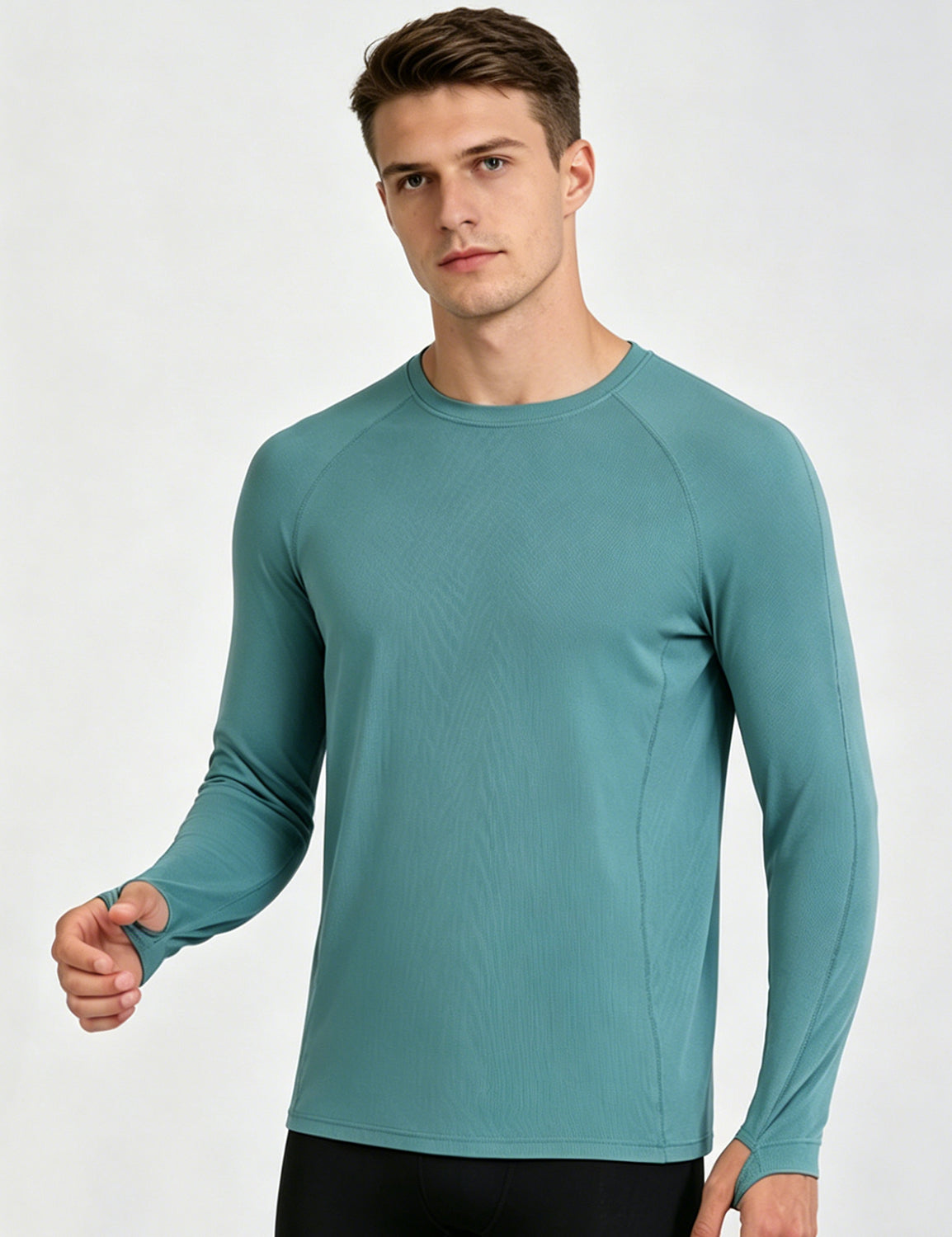 Orin Men's Quick-Dry Breathable Ice Silk Long Sleeve Running Top