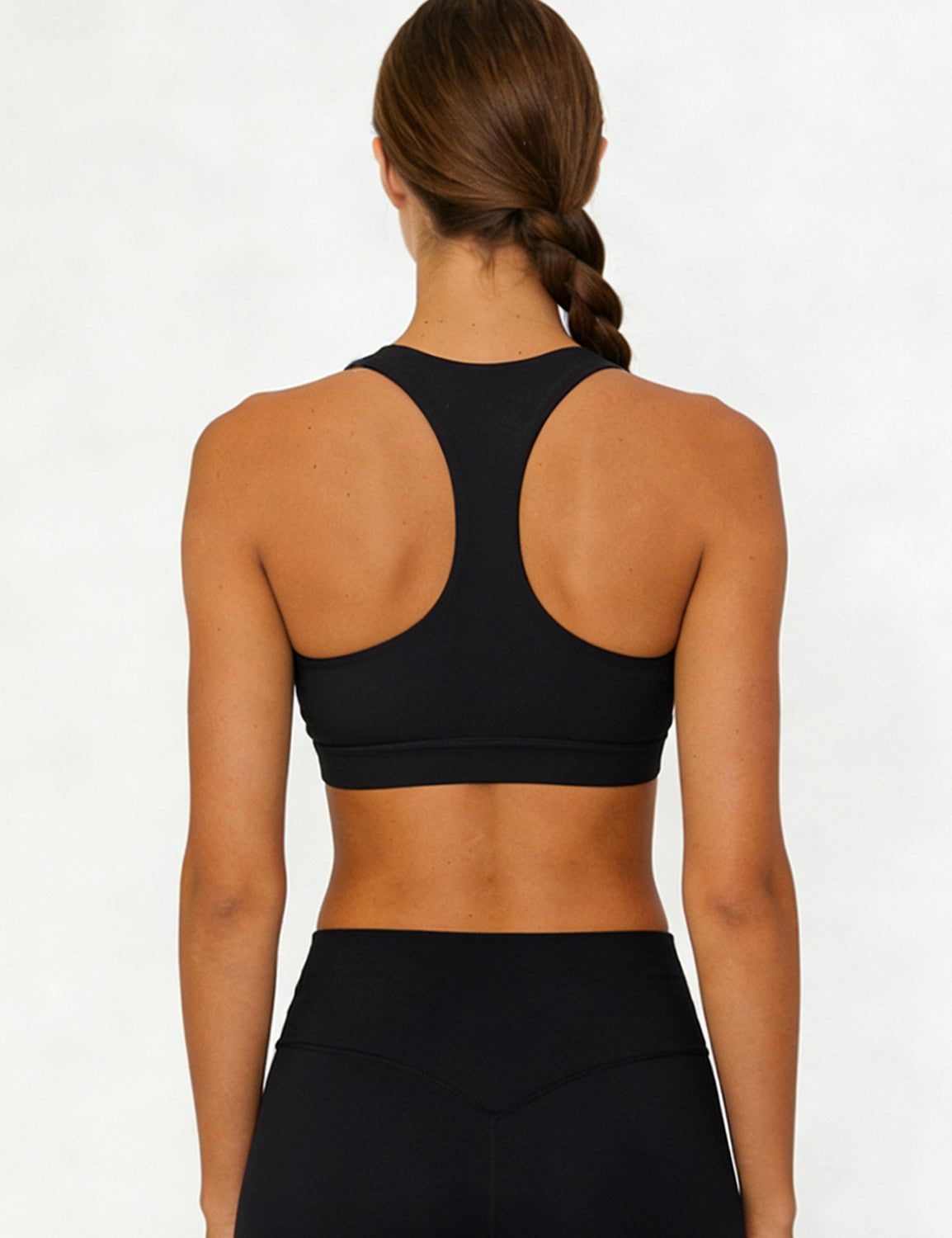 Orin Women’s Sports Bra Racerback Workout Bra Medium Support Athletic Crop Top for Yoga Gym Pilates Running Training