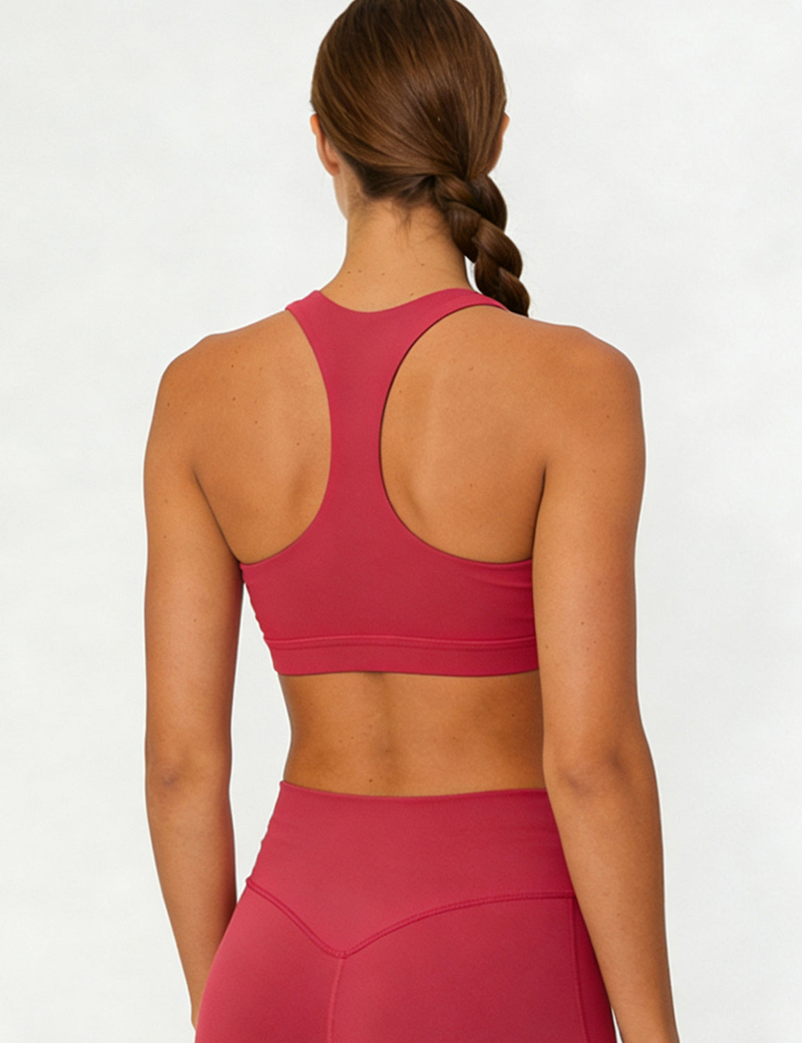Orin Women’s Sports Bra Racerback Workout Bra Medium Support Athletic Crop Top for Yoga Gym Pilates Running Training