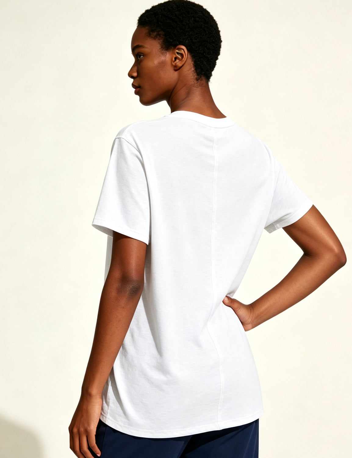 Orin Women's Crew Neck Loose Casual Sports Short Sleeve