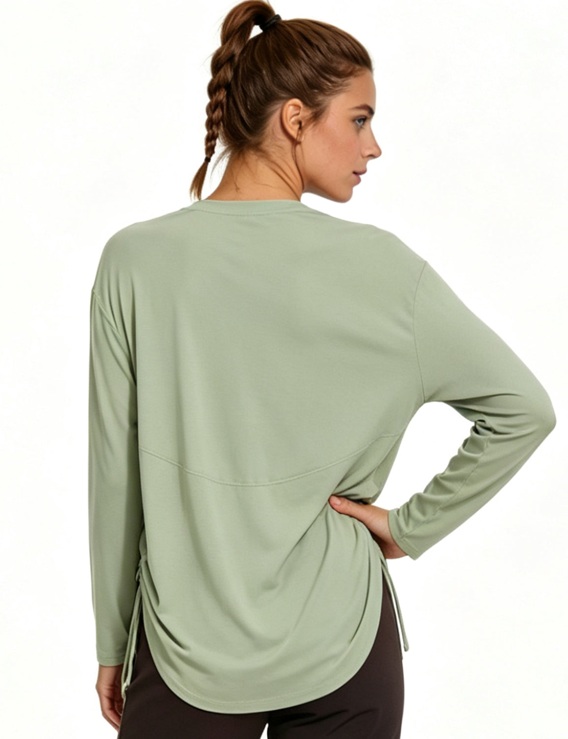 Orin Women's Loose Quick-Dry Breathable Long Sleeve Top for Training & Running
