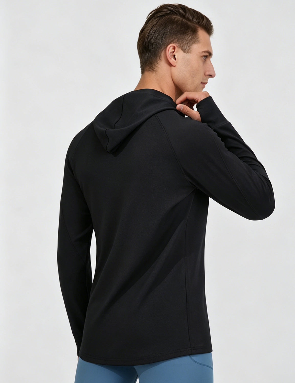 Orin Men's Outdoor Running Hooded Long Sleeve Top