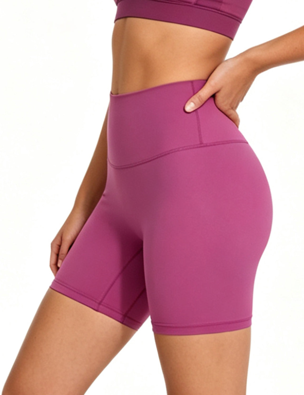 Orin Women High Waisted Biker Shorts with Hidden Pocket