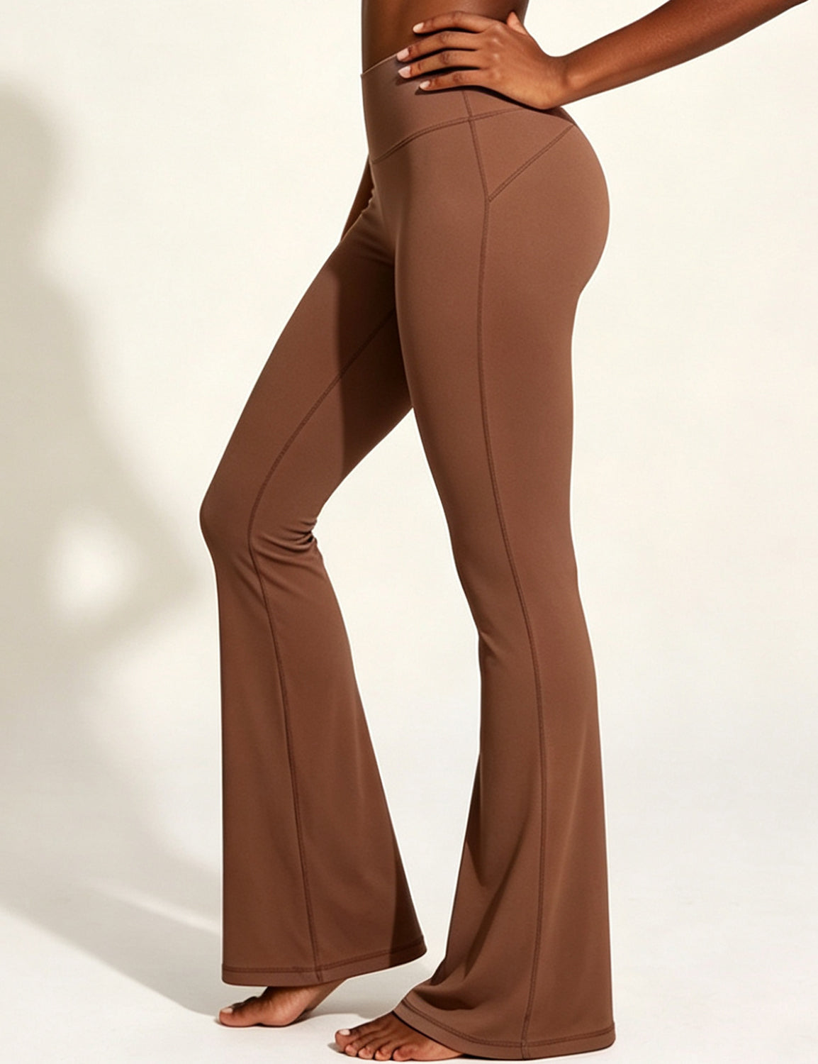 Orin Flare Leggings for Women Yoga Pants with Pockets High Waisted Crossover Flare Leggings Bootcut Casual Yoga Pants