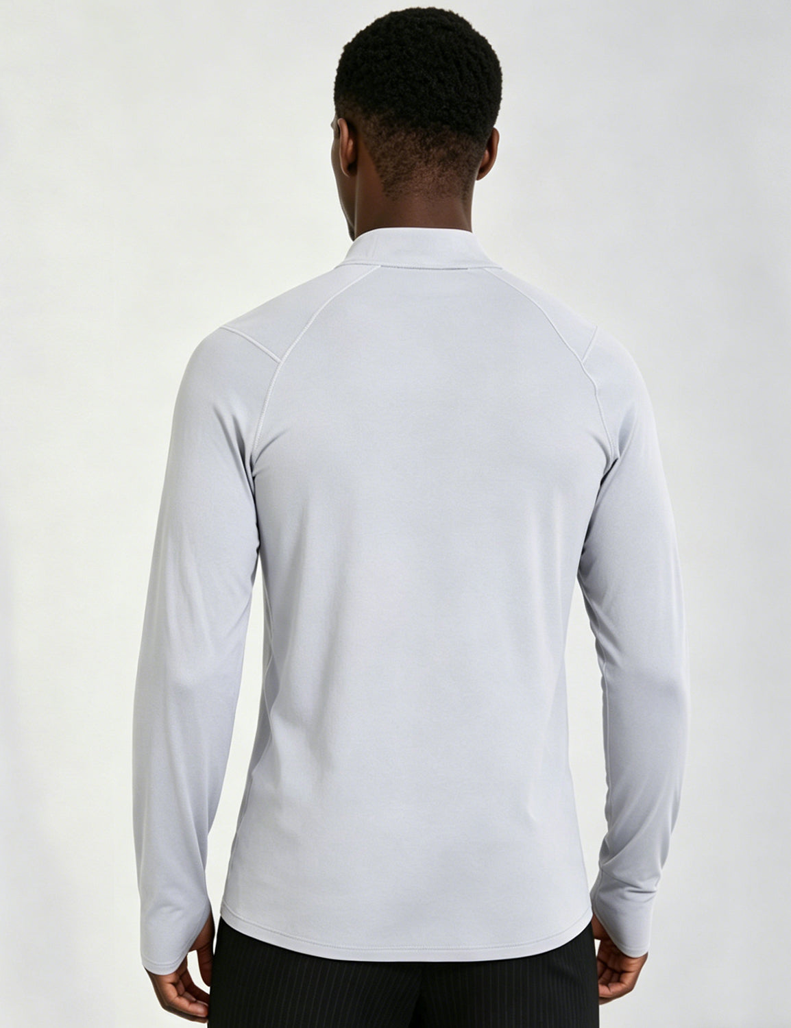 Orin Men's Half-Zip Stand Collar Long Sleeve Fitness Training Top
