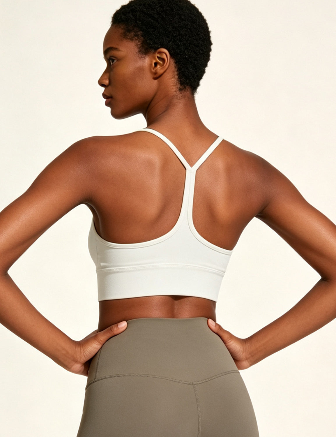Orin Women’s Y Back Sports Bra with Removable Pads Light Medium Support Yoga Workout Bra