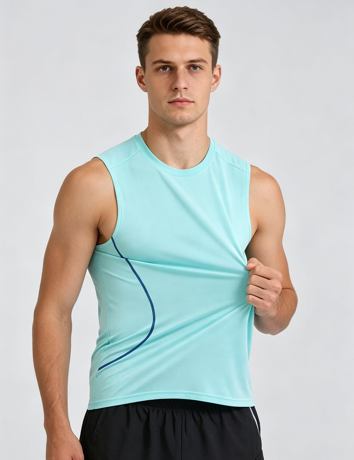 Orin Men's Wide Shoulder Breathable Sports Tank Top