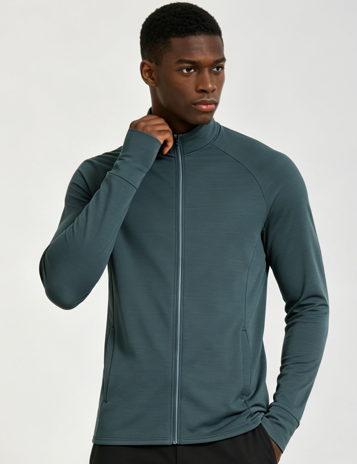 Orin Men's Zip-Up Stand Collar Sports Long Sleeve Jacket