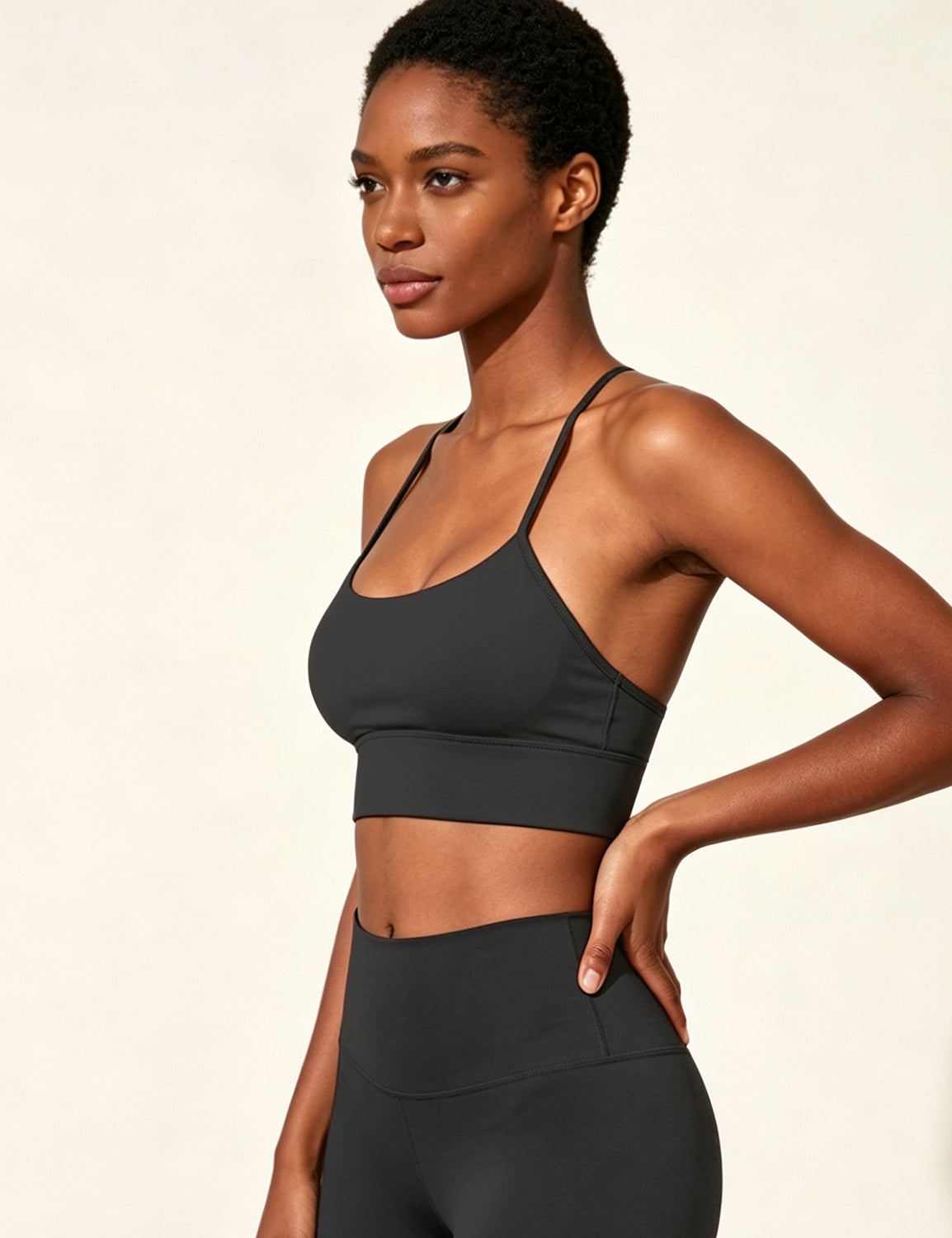 Orin Women’s Y Back Sports Bra with Removable Pads Light Medium Support Yoga Workout Bra