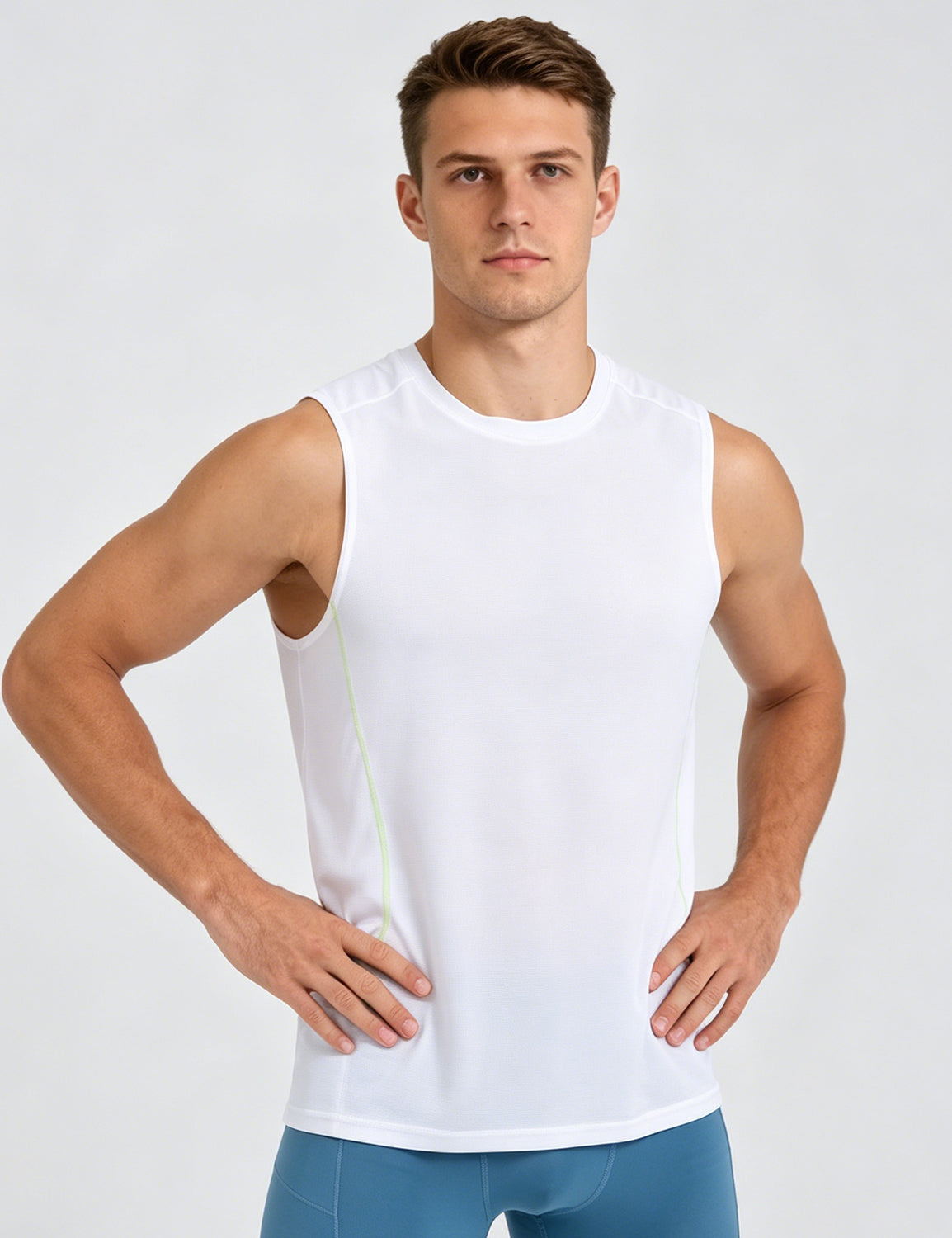 Orin Men's Wide Shoulder Breathable Sports Tank Top