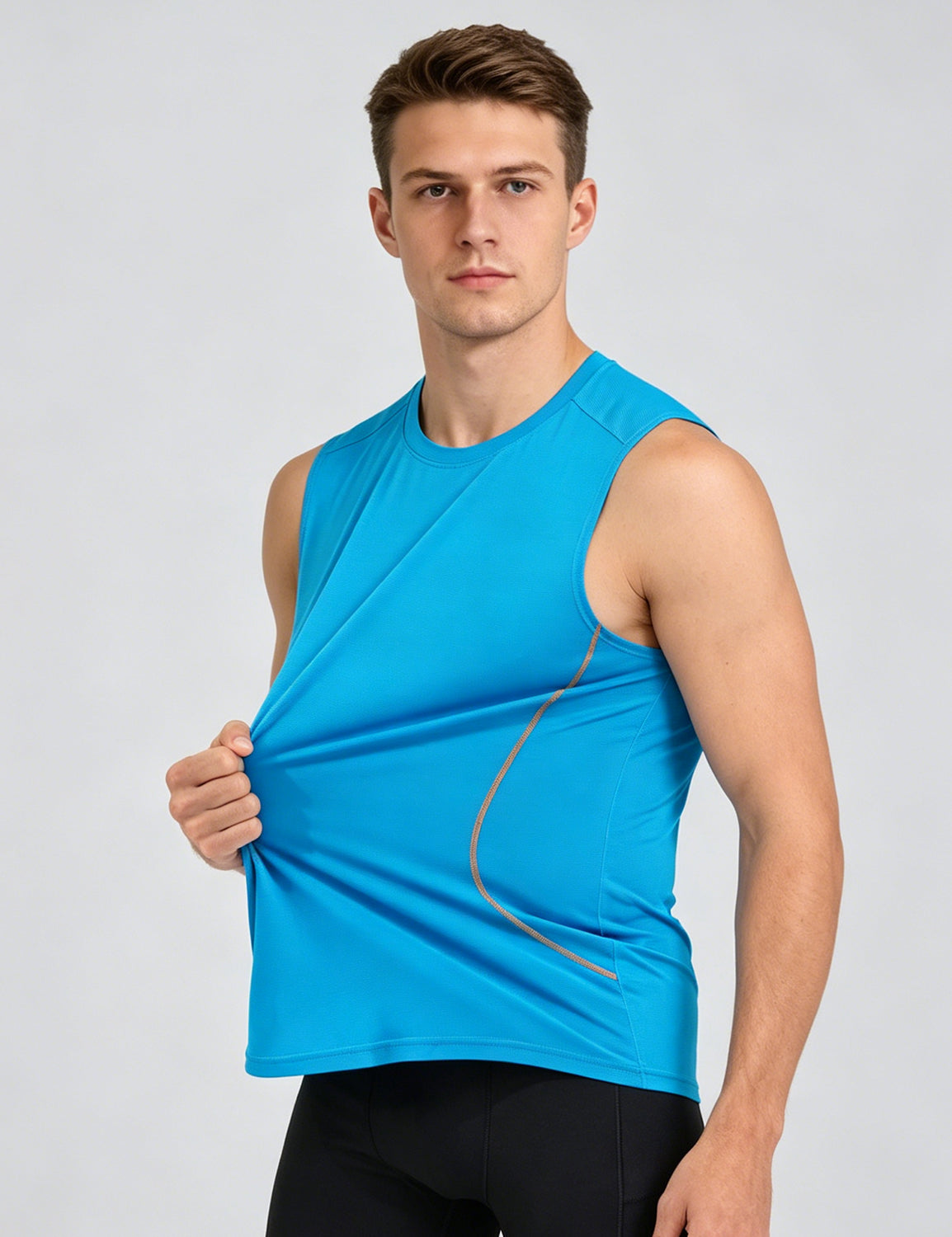 Orin Men's Wide Shoulder Breathable Sports Tank Top