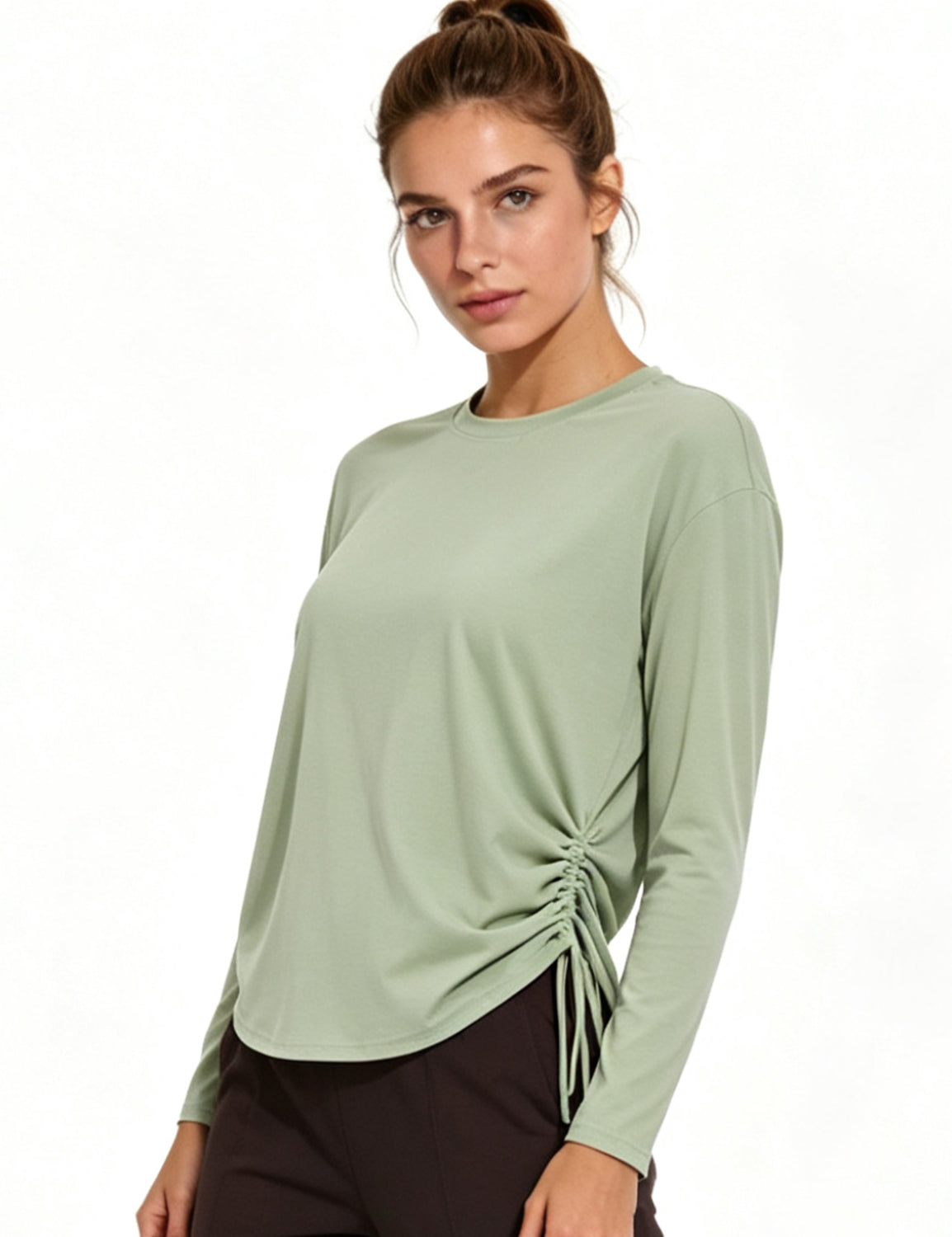 Orin Women's Loose Quick-Dry Breathable Long Sleeve Top for Training & Running