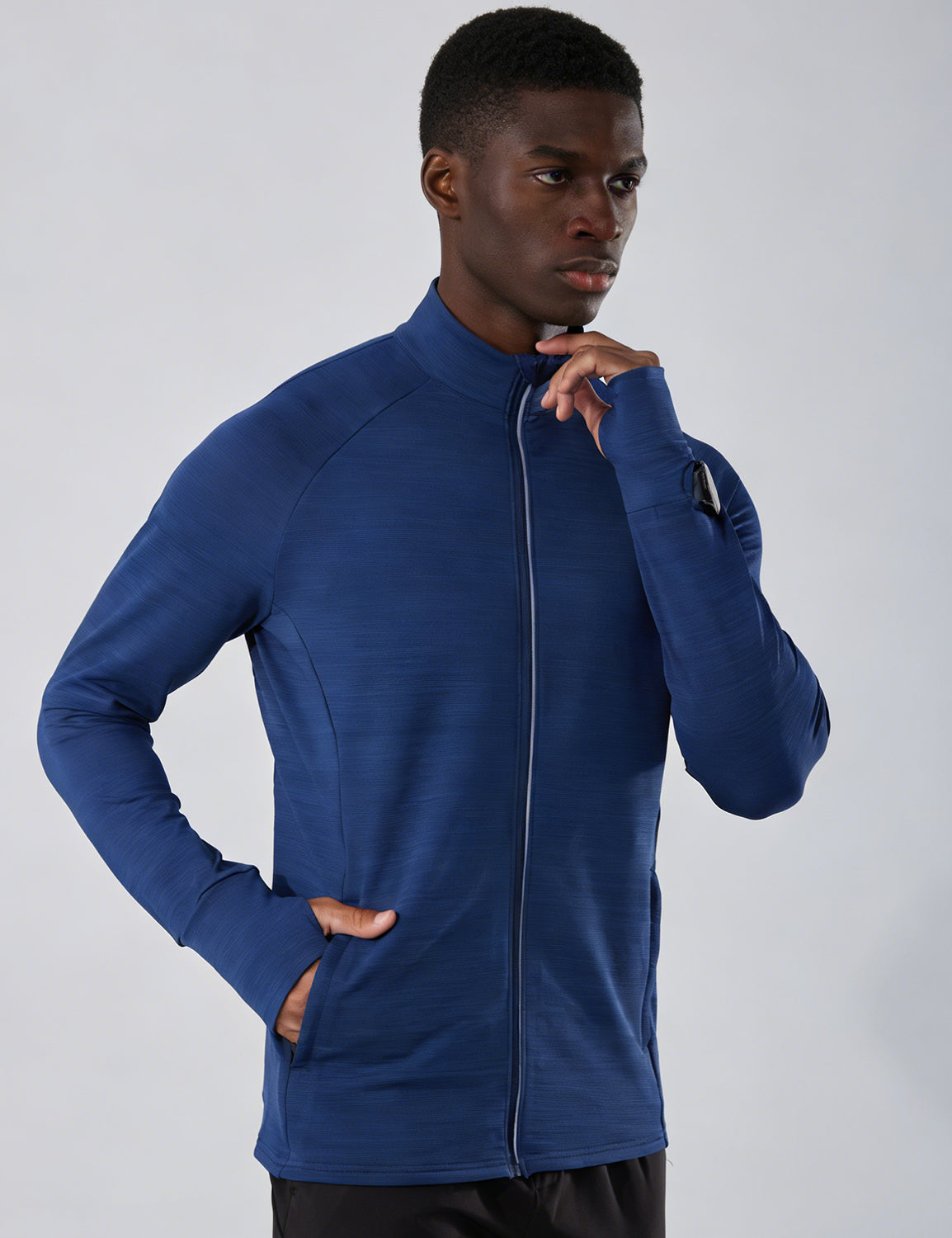 Orin Men's Zip-Up Stand Collar Sports Long Sleeve Jacket