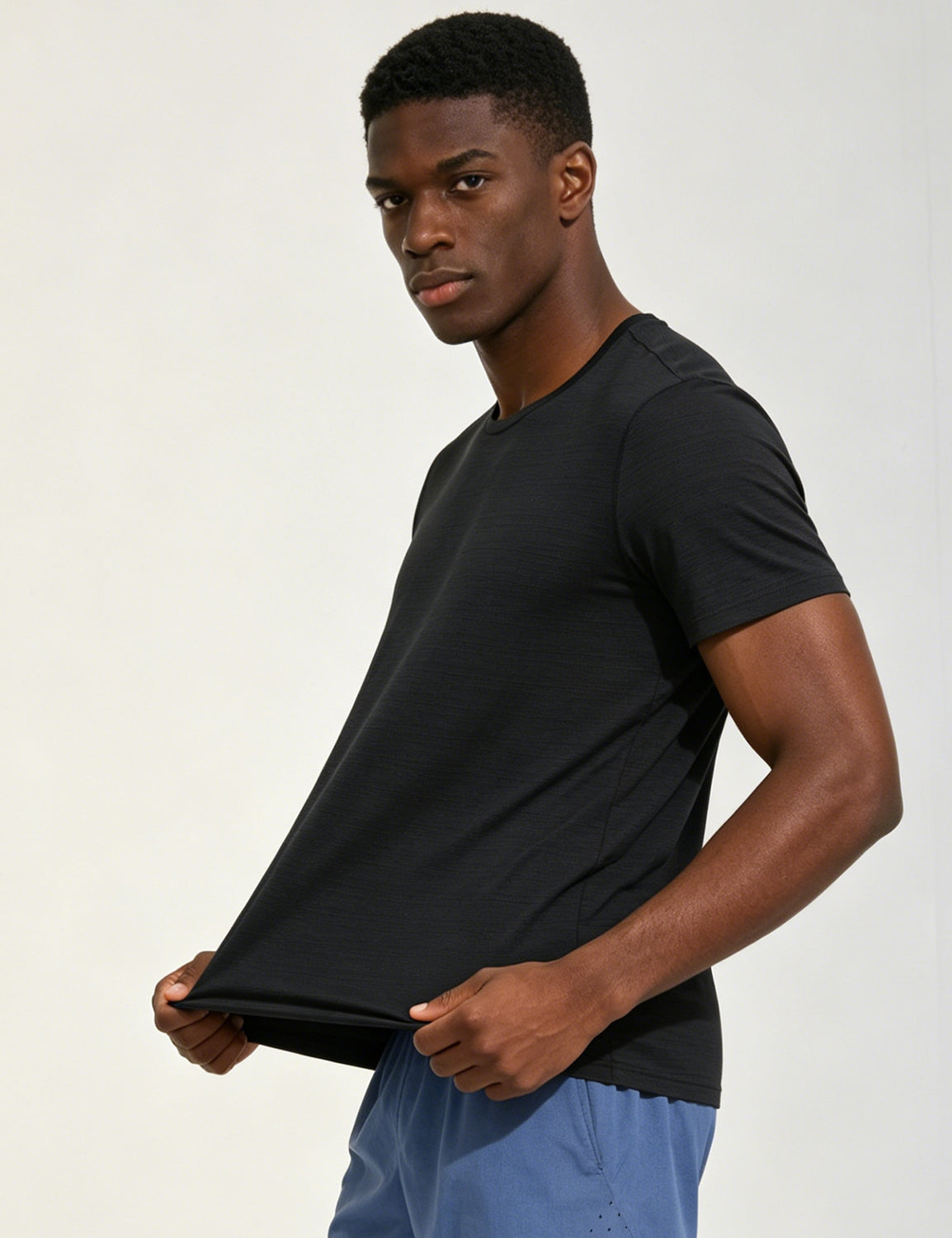 Orin Men's Stretch Crystal Silk Quick-Dry T-Shirt