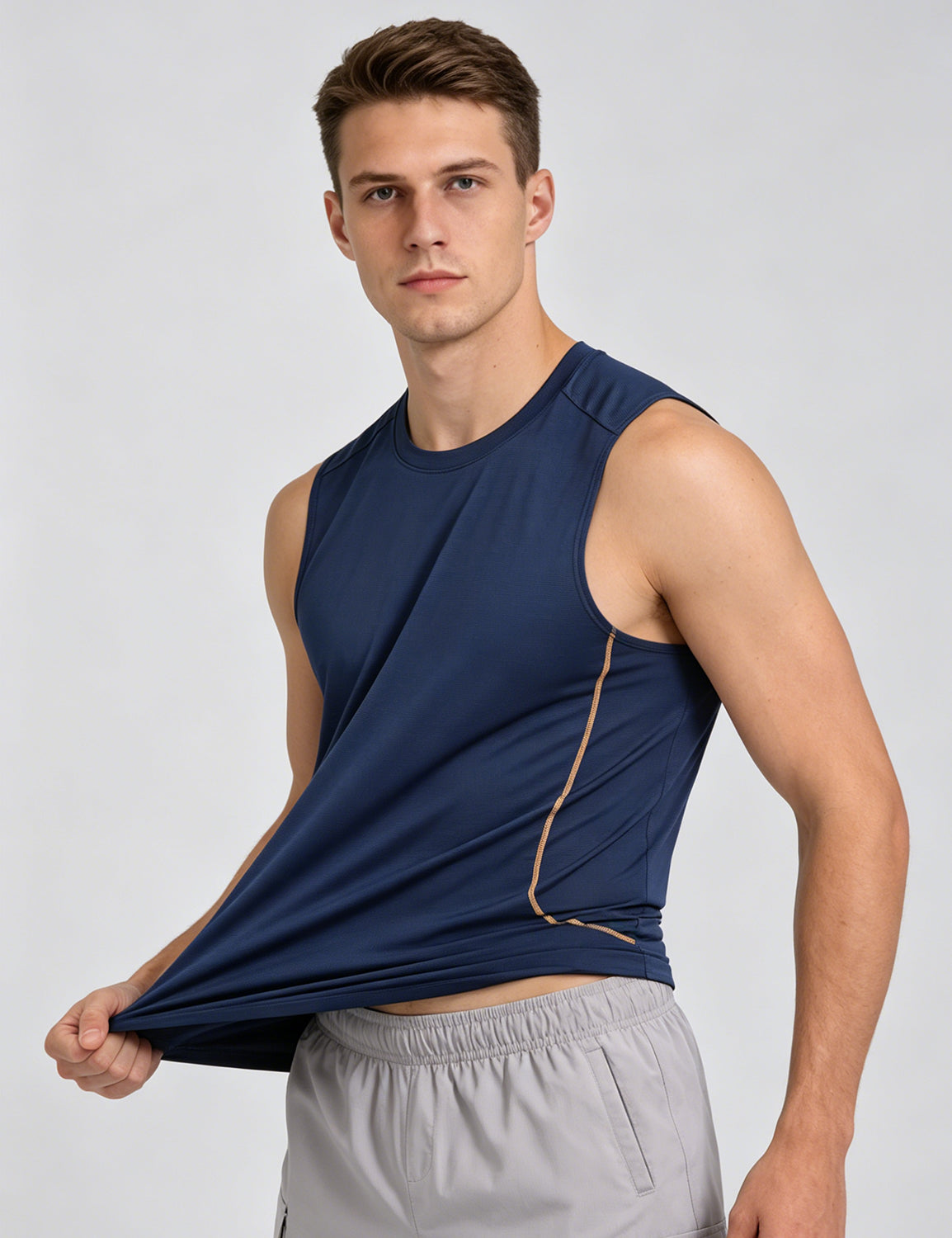 Orin Men's Wide Shoulder Breathable Sports Tank Top