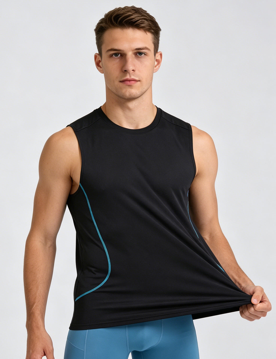 Orin Men's Wide Shoulder Breathable Sports Tank Top